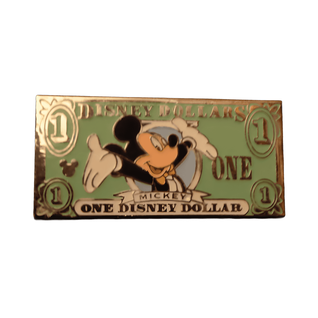 $1 Mickey Disney pin