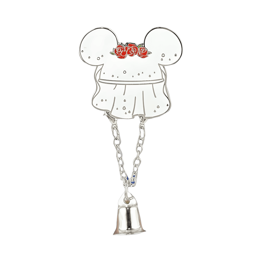 Bride Veil Bell Dangle Disney pin