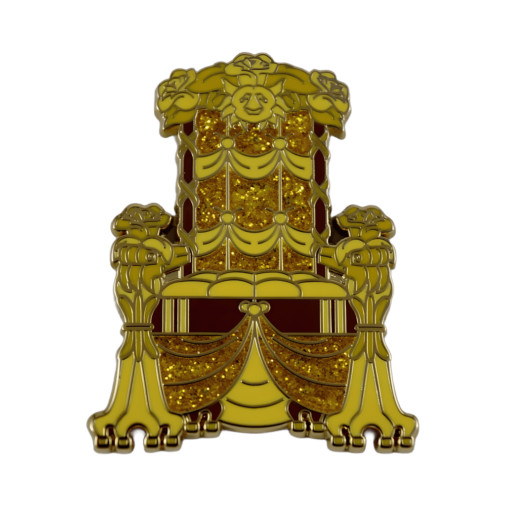 Belle Throne Disney pin