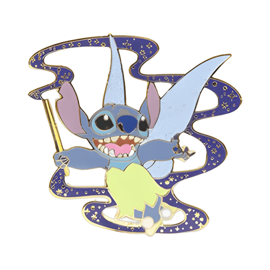 Stitch as Tinker Bell Disney pin