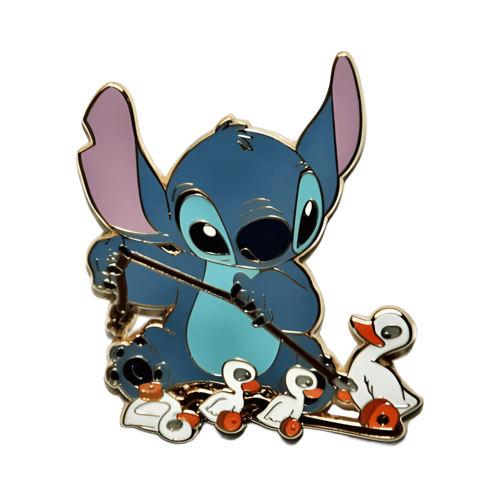 Stitch with Toy Ducks Disney pin