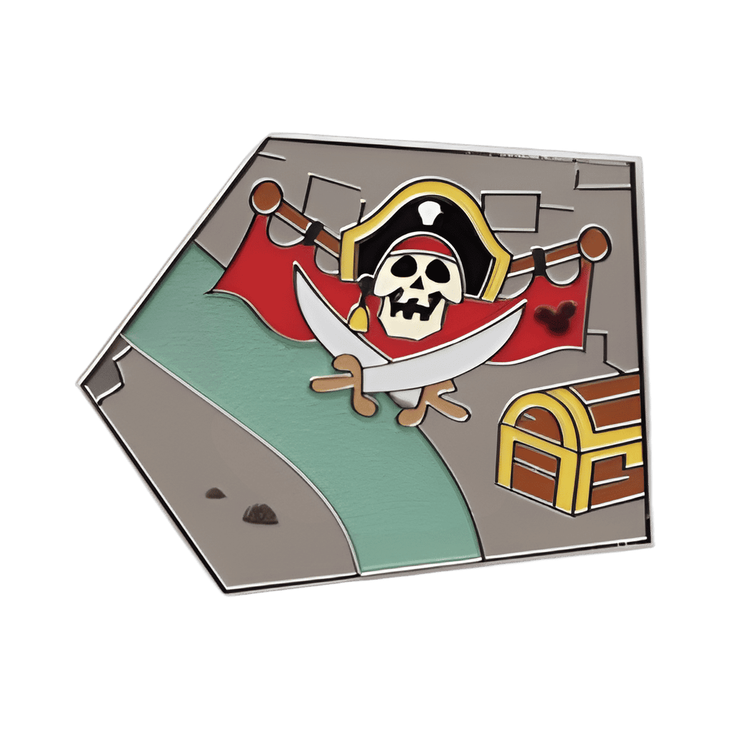 Skull & Swords Disney pin