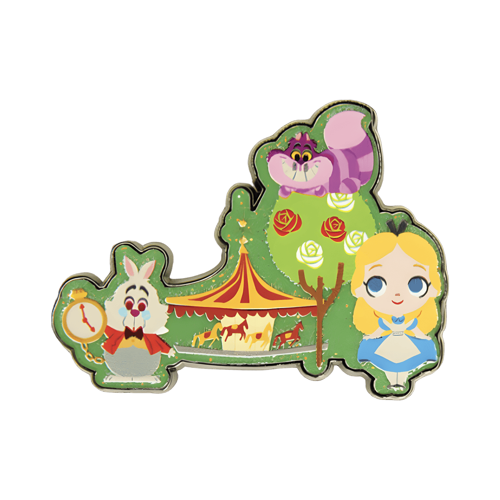 Alice & White Rabbit Disney pin
