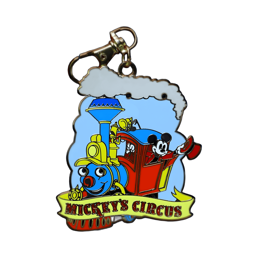 Mickey on Casey Jr. Lanyard Medal Disney pin