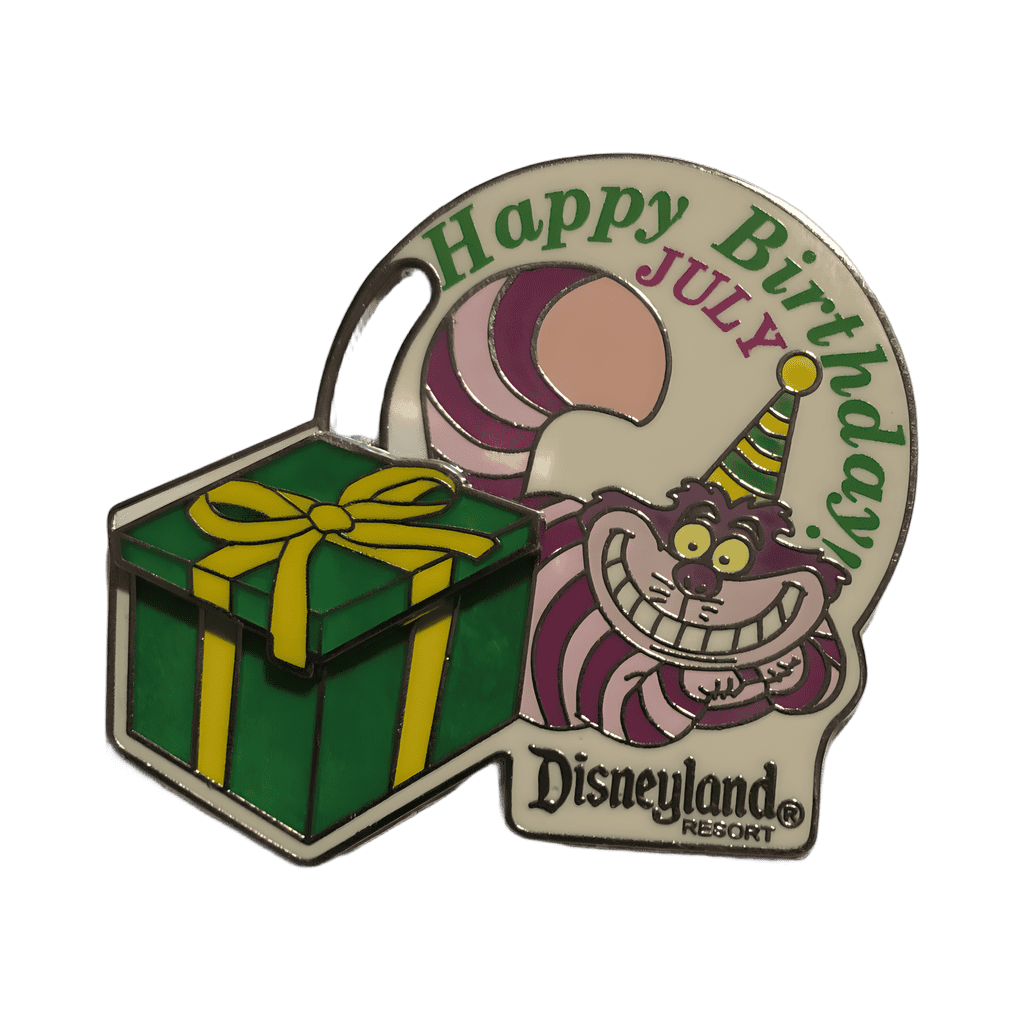 Happy Birthday July - Cheshire Cat Disney pin