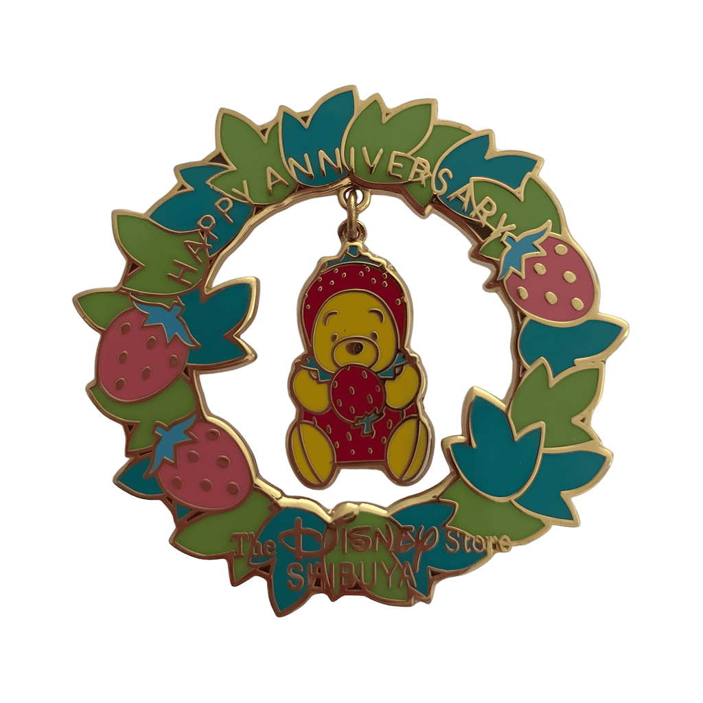 Winnie the Pooh - Strawberry Fruit in Wreath Disney pin