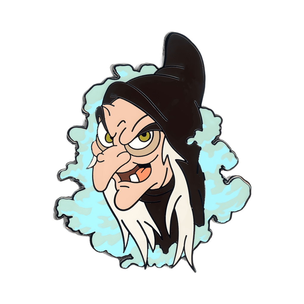 The Old Hag in a Puff of Blue Smoke Disney pin