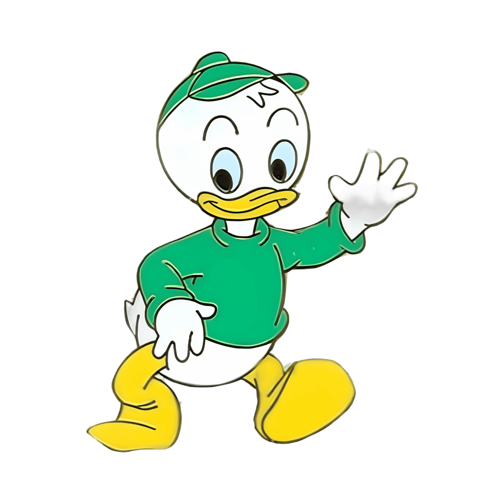 Louie Waving Disney pin