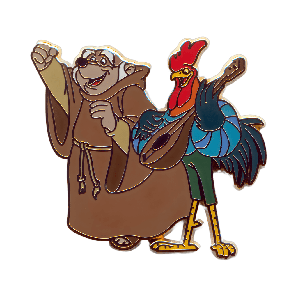 Friar Tuck and Alan-a-Dale Disney pin
