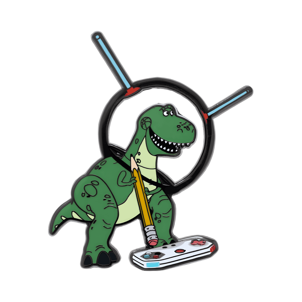 Rex Playing a Video Game - Toy Story Disney pin