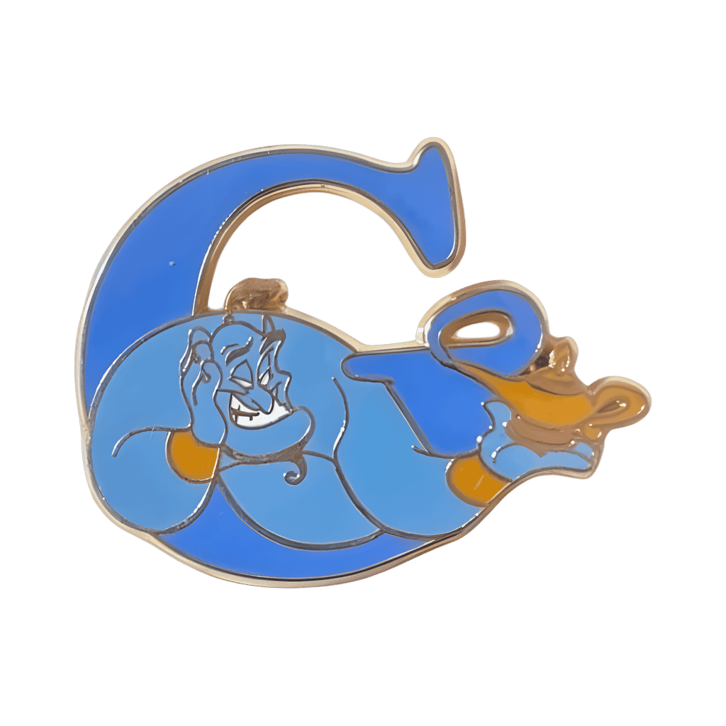 Letter G - Genie Disney pin