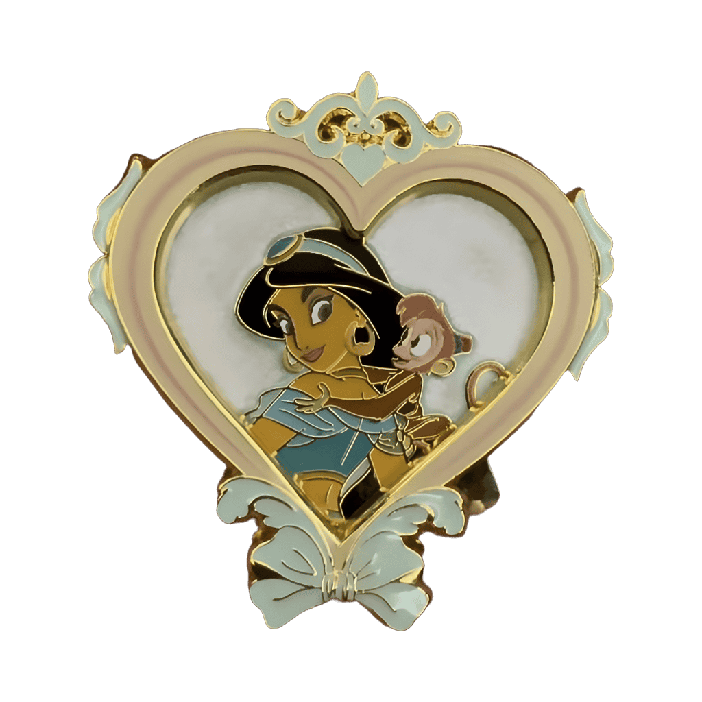 Jasmine and Abu Disney pin