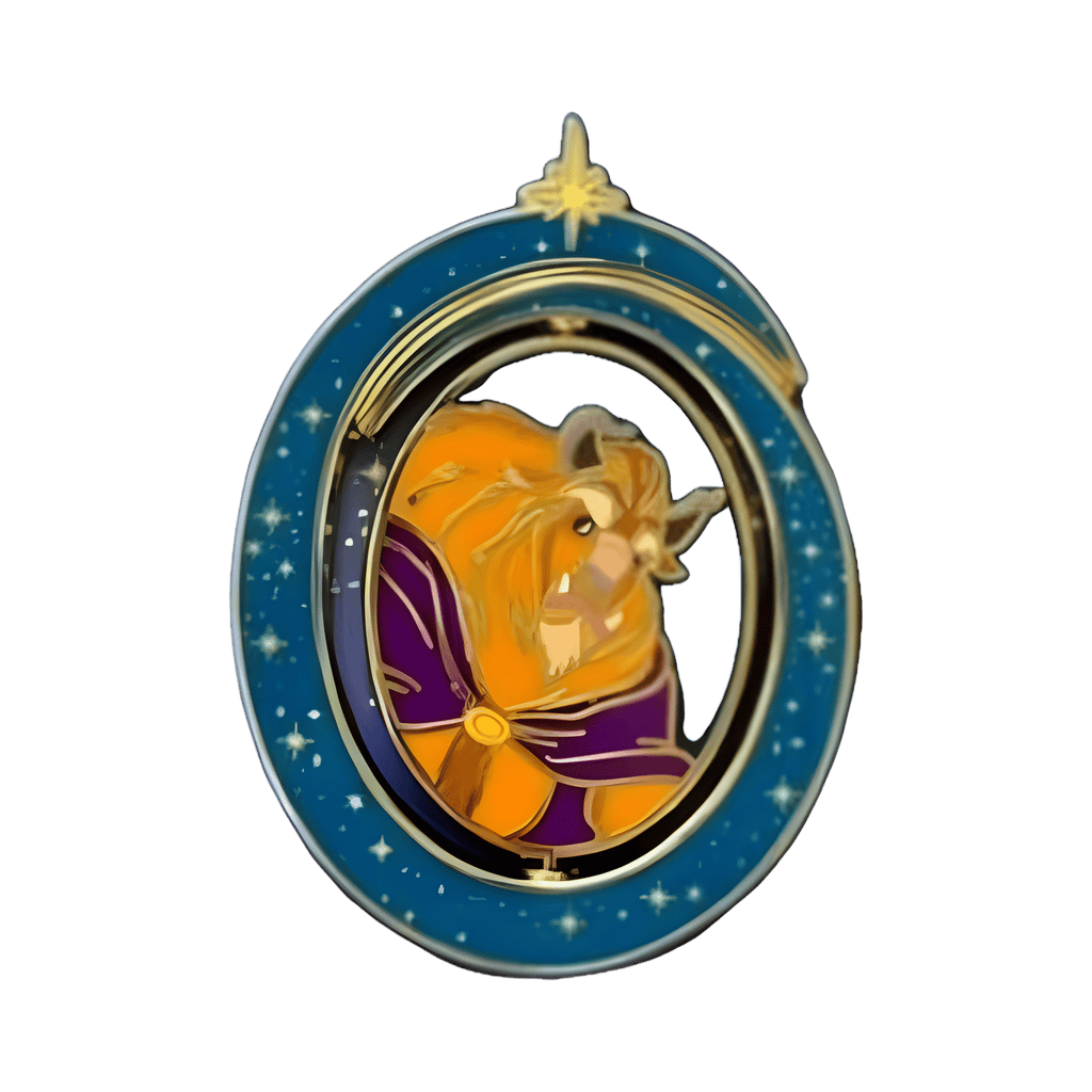 Beast Portrait Disney pin
