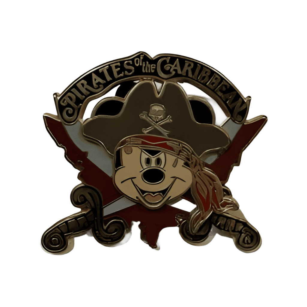 POTC Mickey Mouse Logo Disney pin