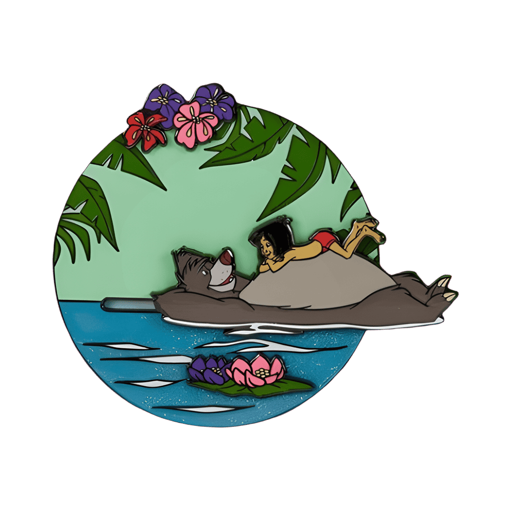 The Bare Necessities - Baloo and Mowgli Slider Disney pin