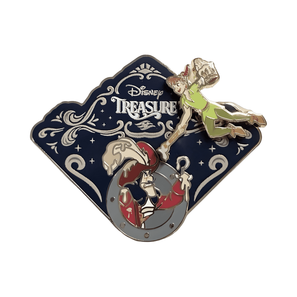 Peter Pan and Captain Hook - Disney Treasure Disney pin