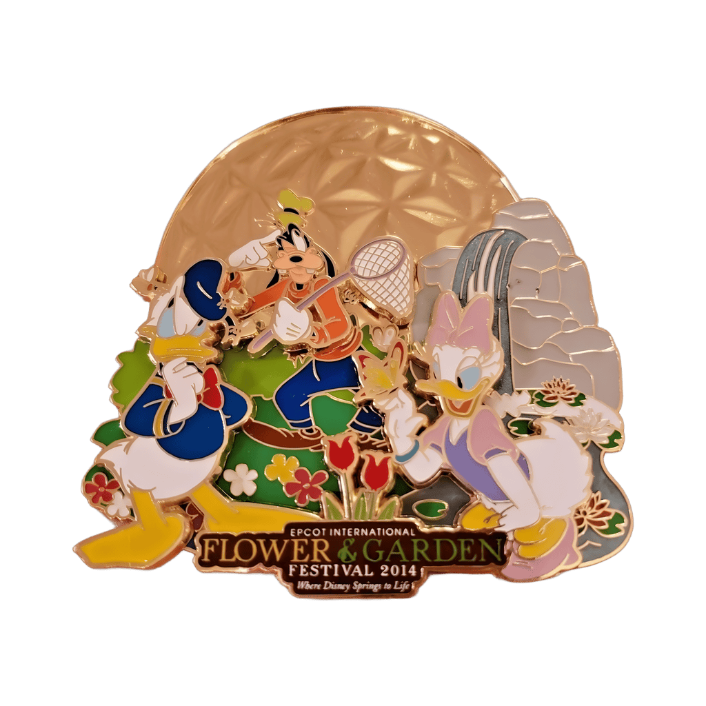 Donald, Daisy & Goofy Gardening Jumbo Disney pin