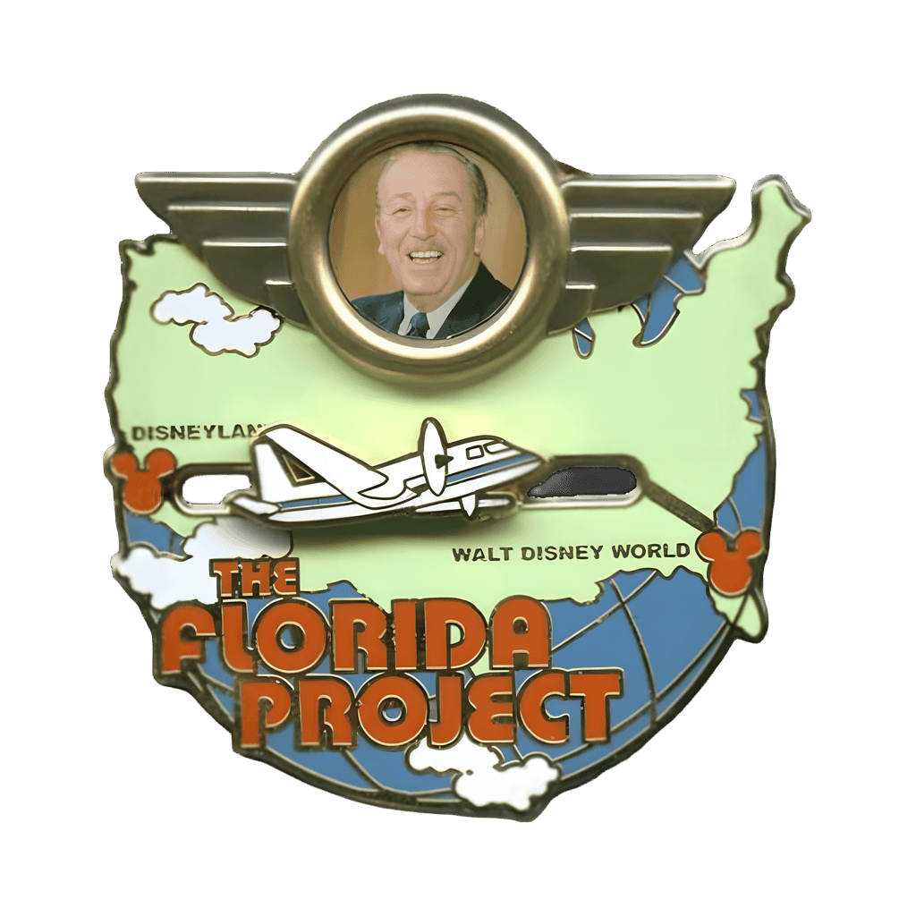 Walt and Airplane Disney pin