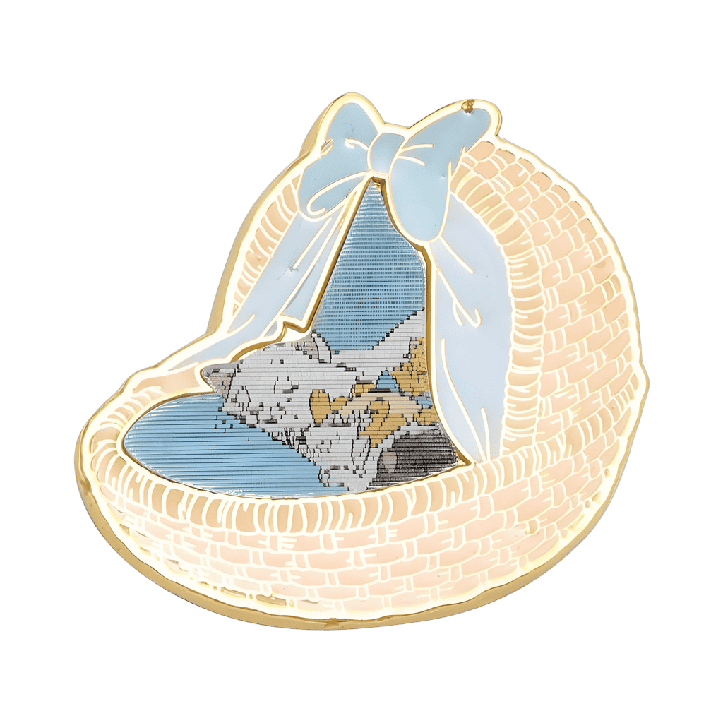 Duchess and Kittens Lenticular Basket Disney pin