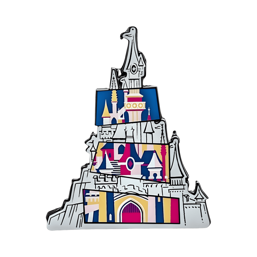Sketched/Painted Castle Disney pin