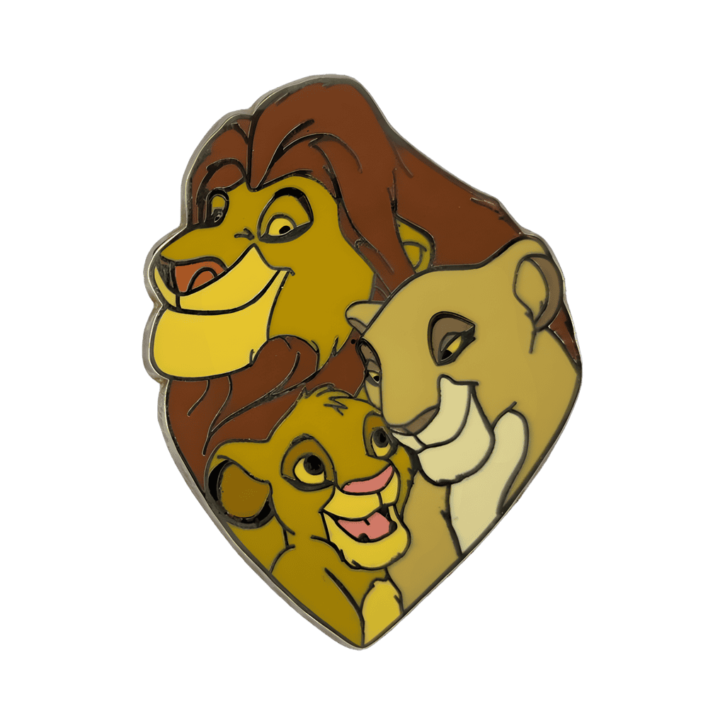 The Lion King - Mufasa, Simba and Sarabi Heart Disney pin