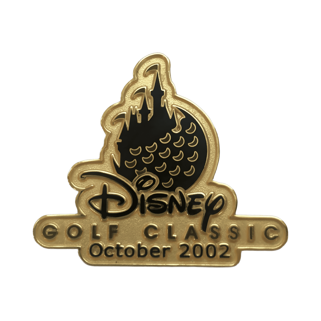 2002 - Gold Castle and Golfball Disney pin