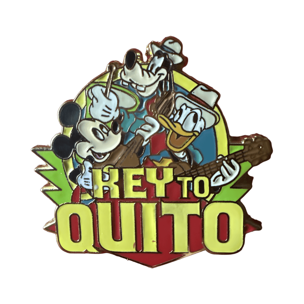 Goofy, Mickey, and Donald - Key to Quito Disney pin