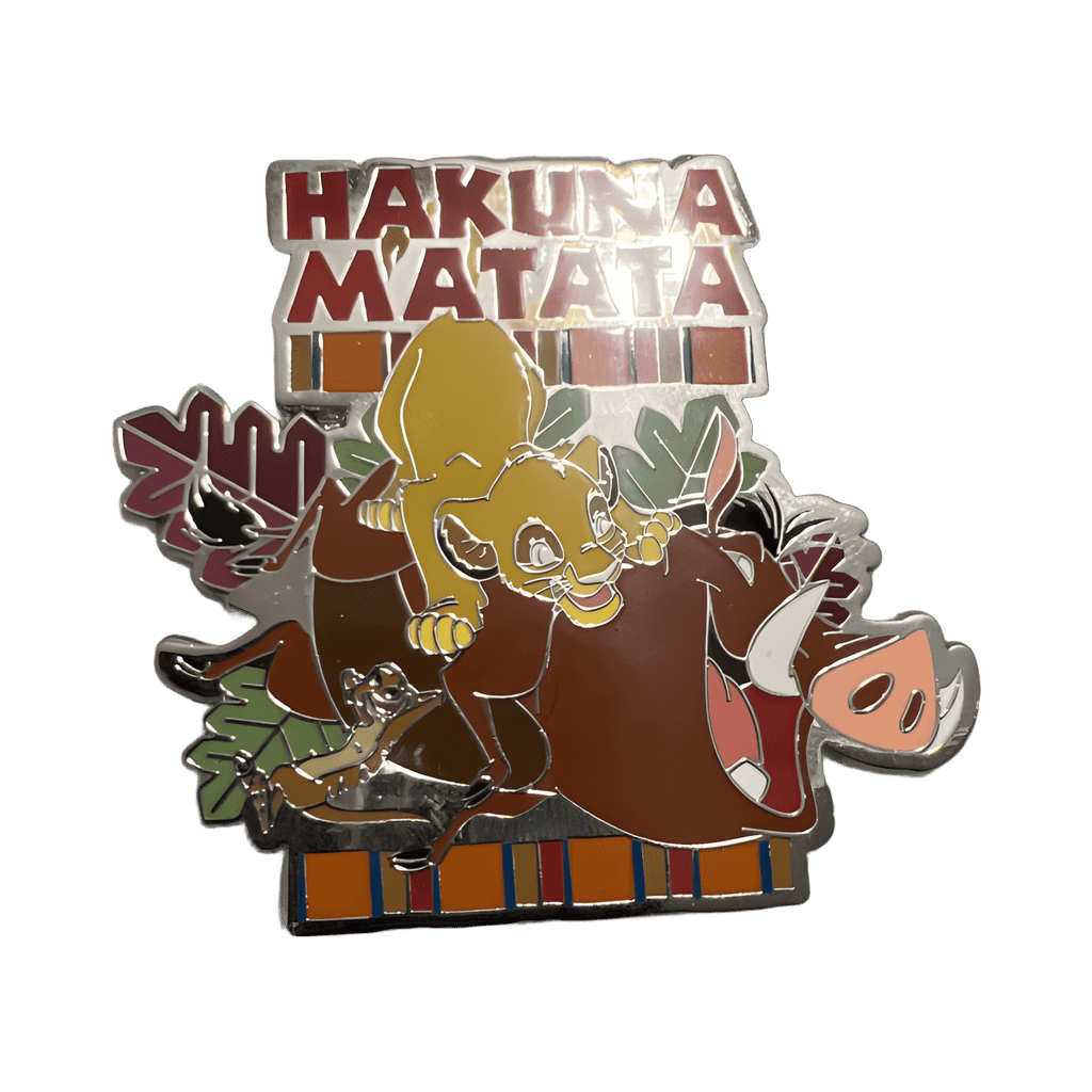 Simba, Pumbaa, and Timon Hakuna Matata Pin Disney pin