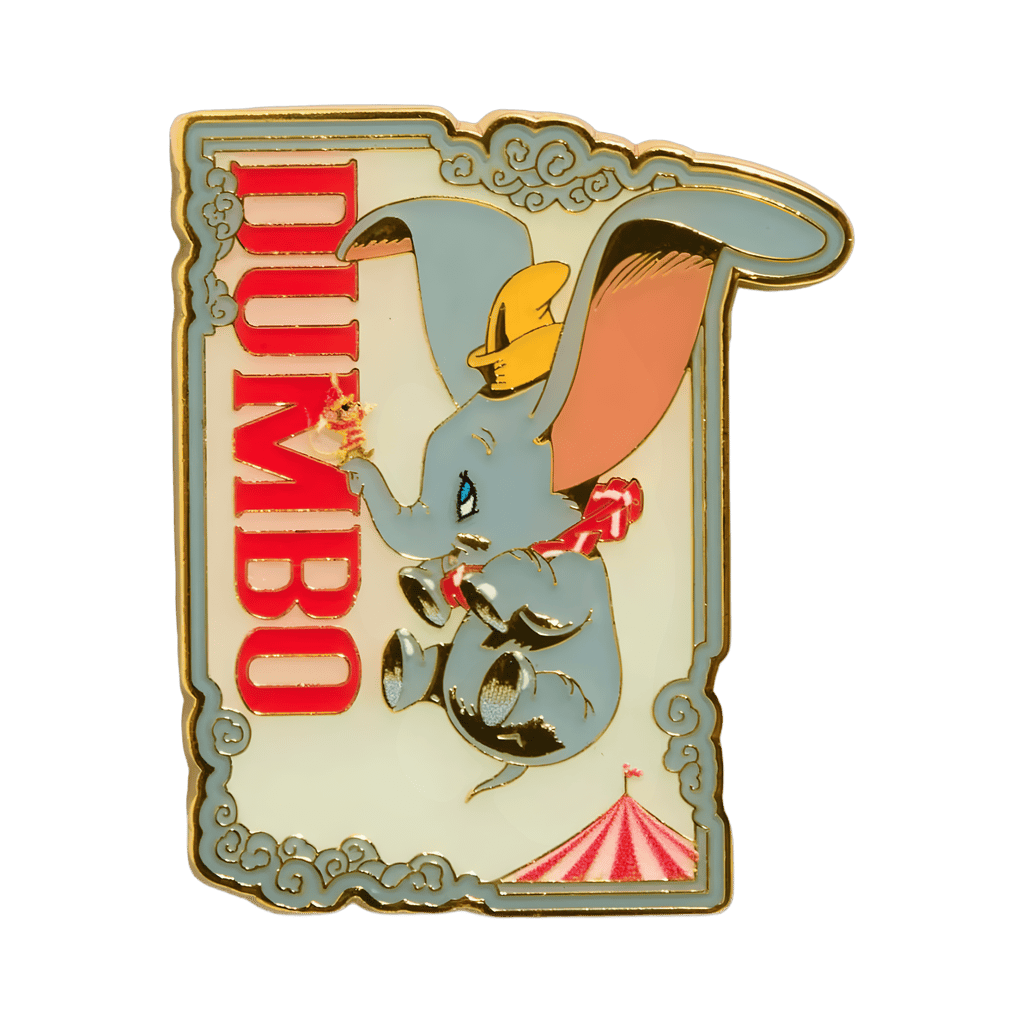 Dumbo Ears Title Flying Disney pin