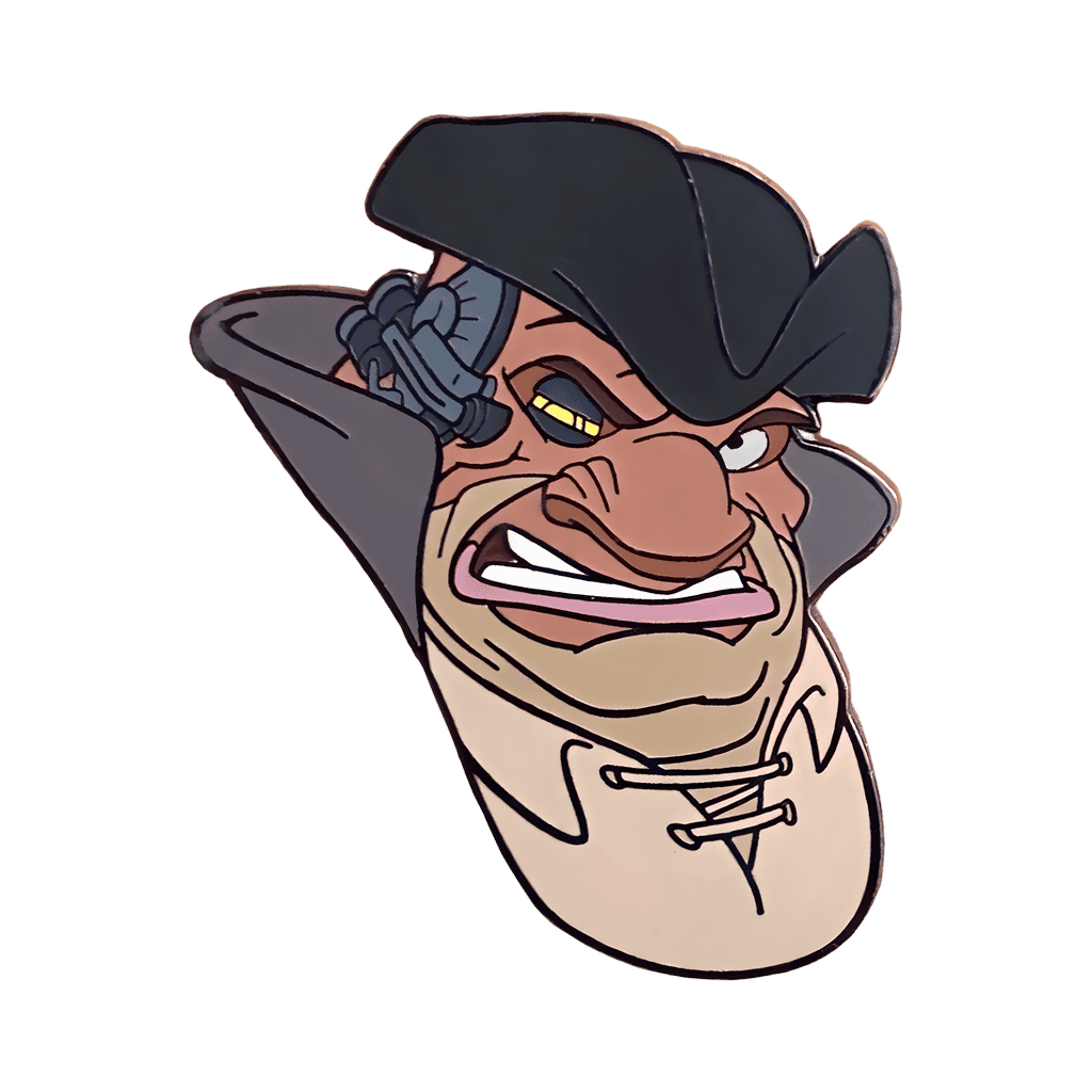 Long John Silver Disney pin