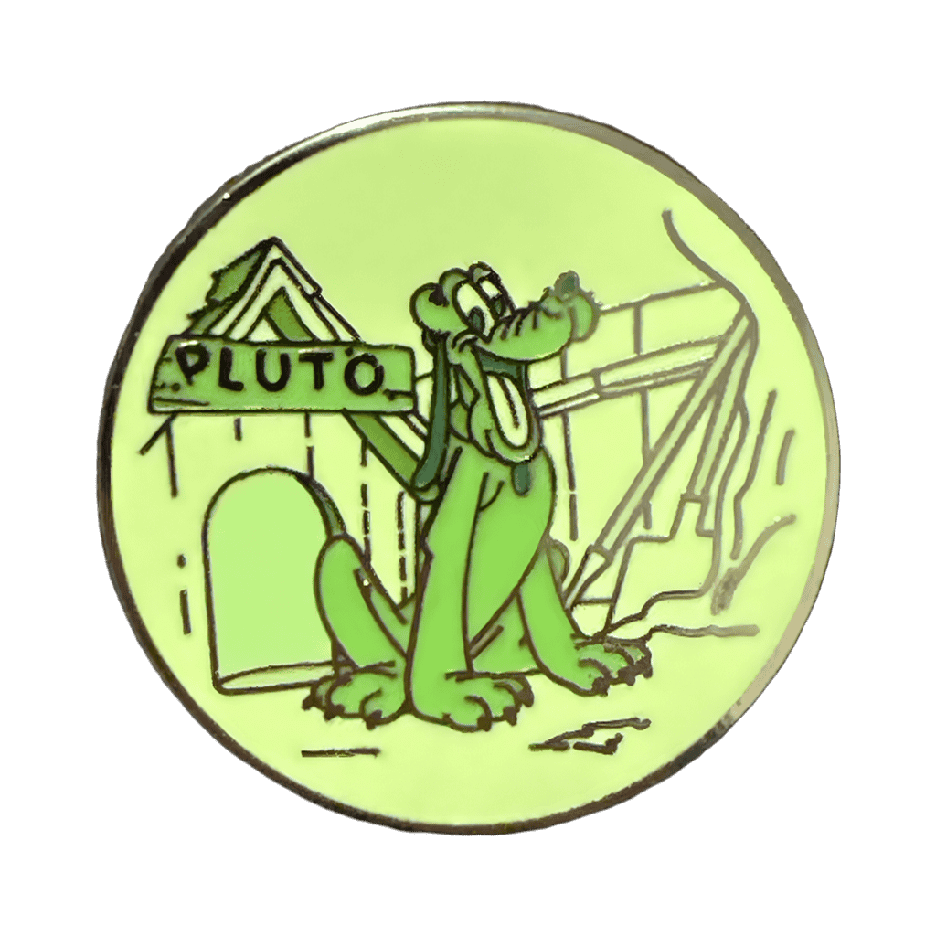 Green Pluto Disney pin