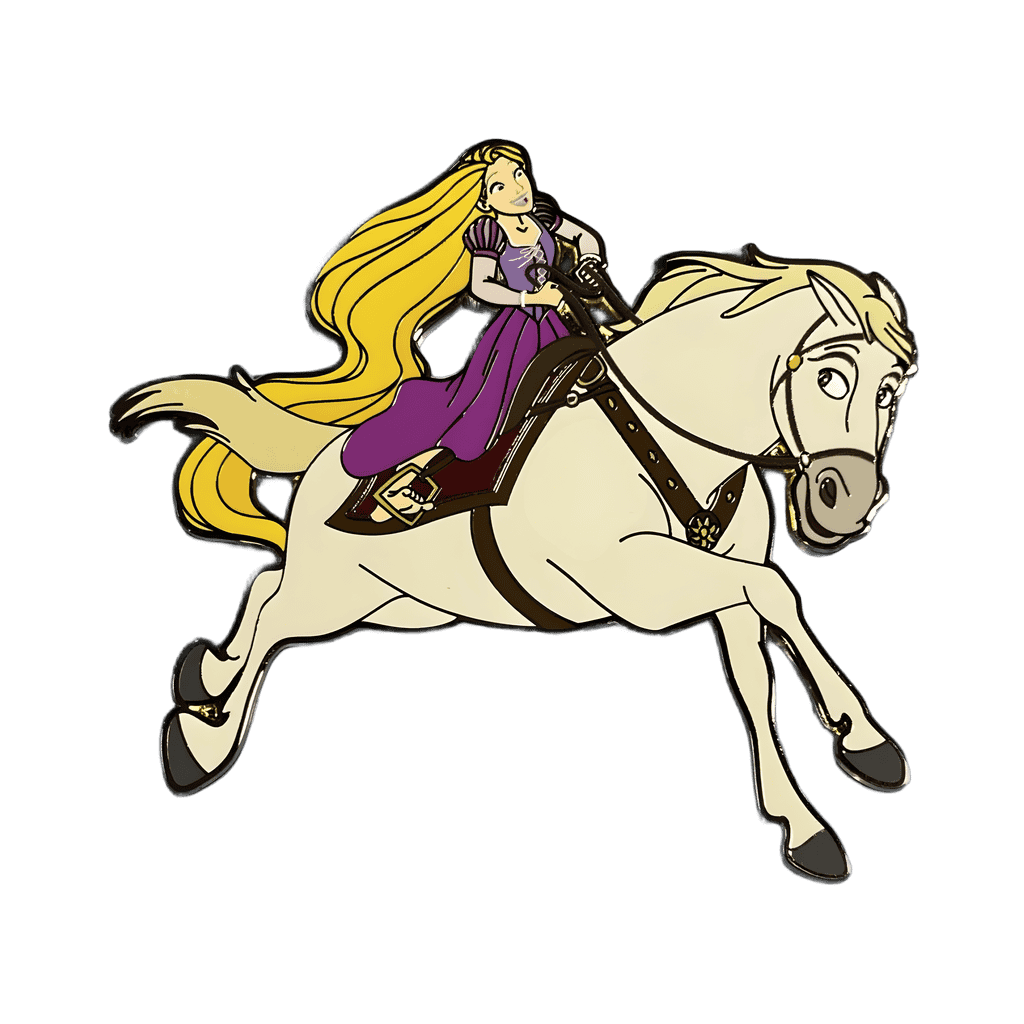 Rapunzel and Maximus Disney pin
