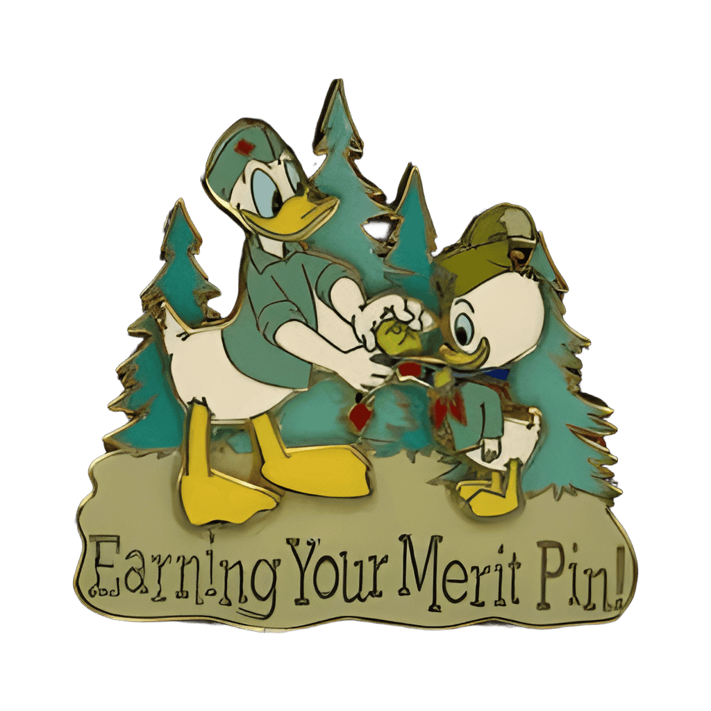 Earning Your Merit Pin Disney pin