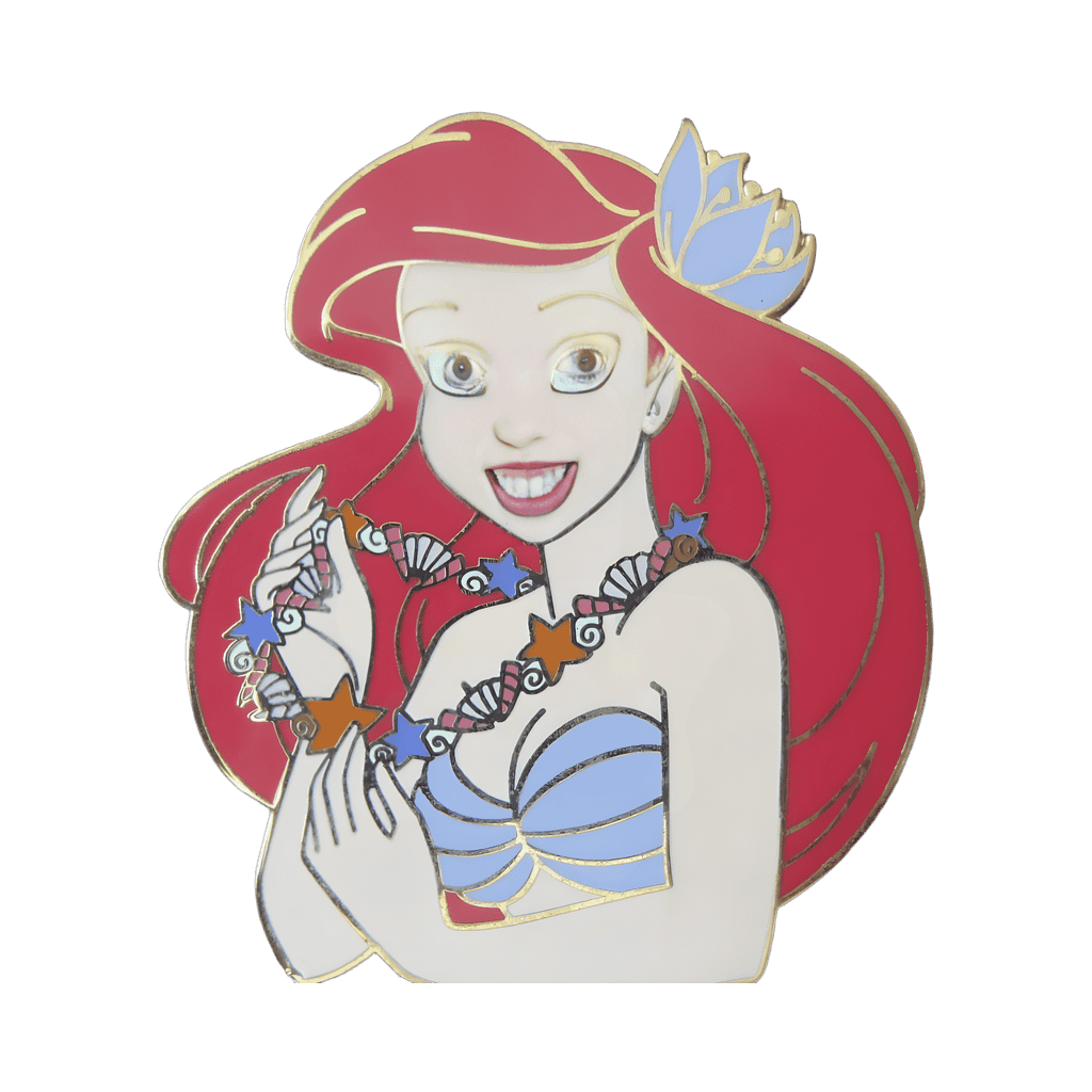 Ariel Shell necklace Disney pin
