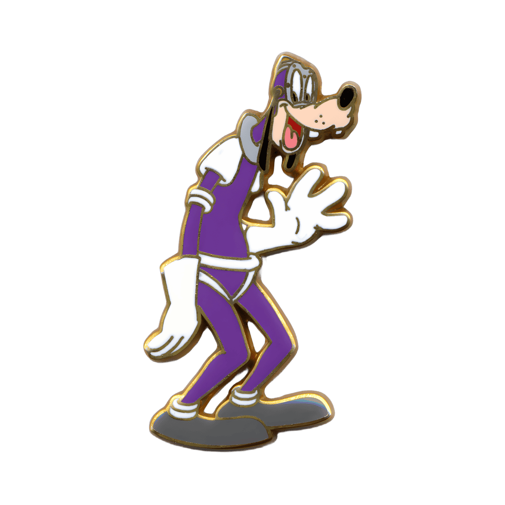 Goofy in a Purple Spacesuit Disney pin