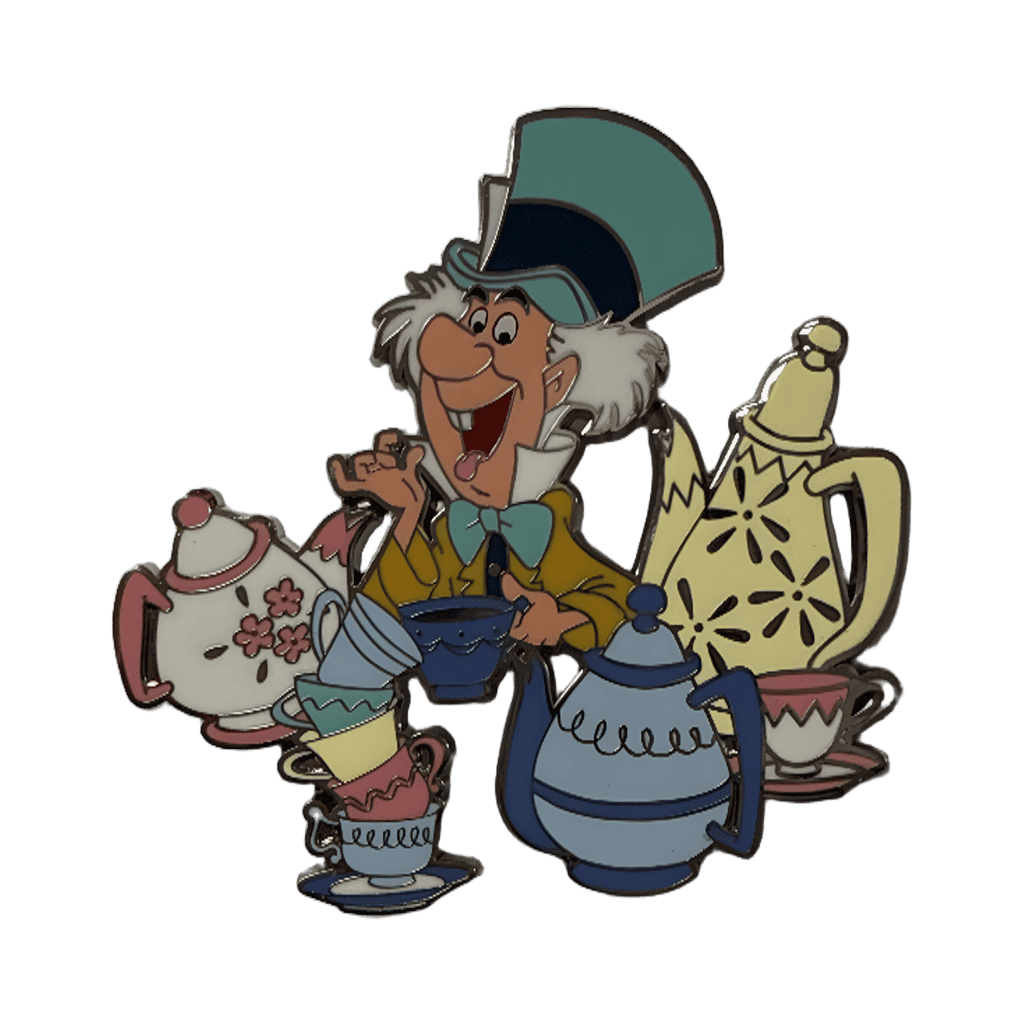 Mad Hatter with Tea Cups Disney pin