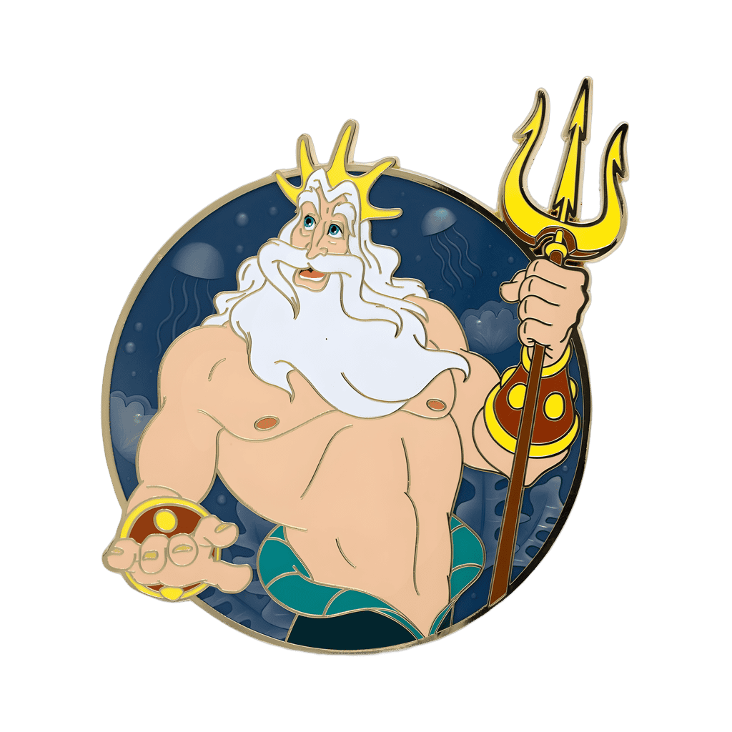 The Little Mermaid King Triton Disney pin
