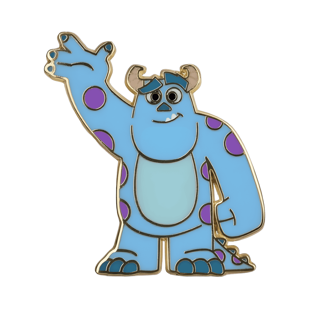 Monsters Inc. Pin Set - Sulley Waving Disney pin