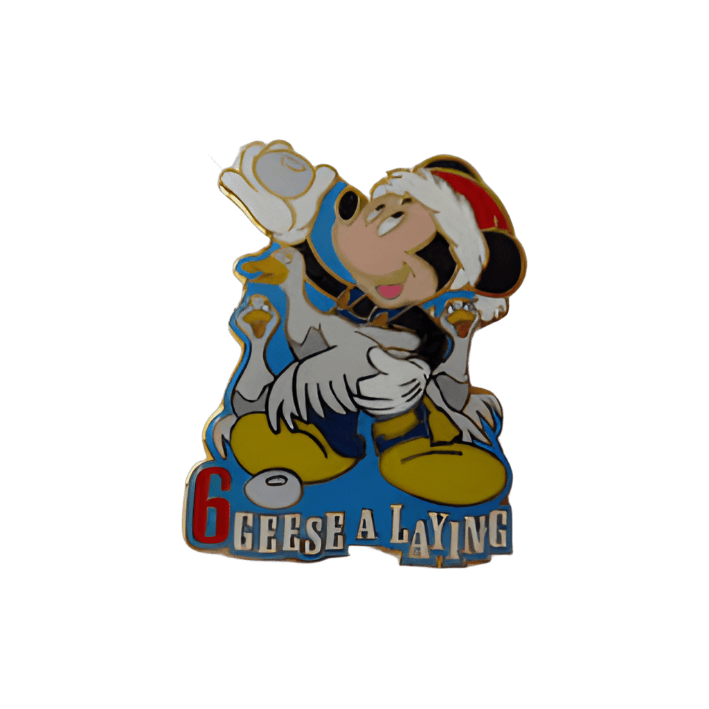 6 Geese a Laying - Mickey Disney pin