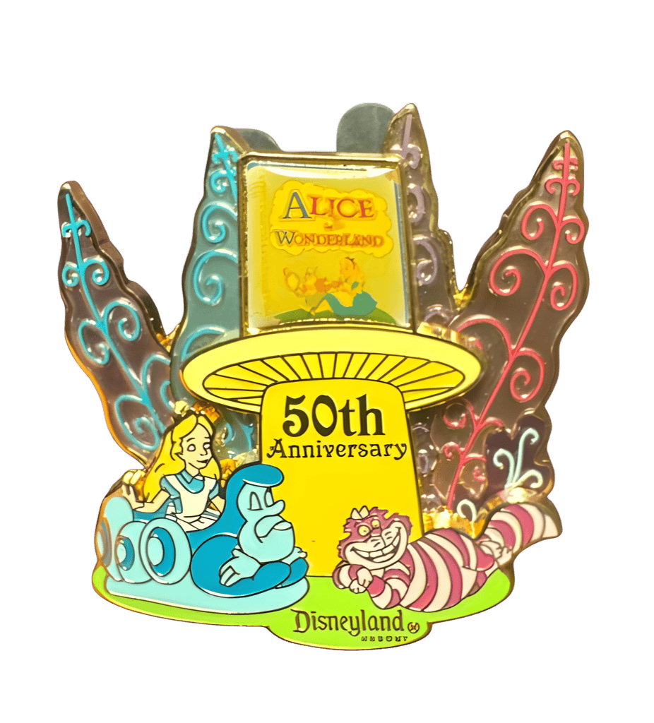 Alice in Wonderland Attraction 50th Anniversary Disney pin