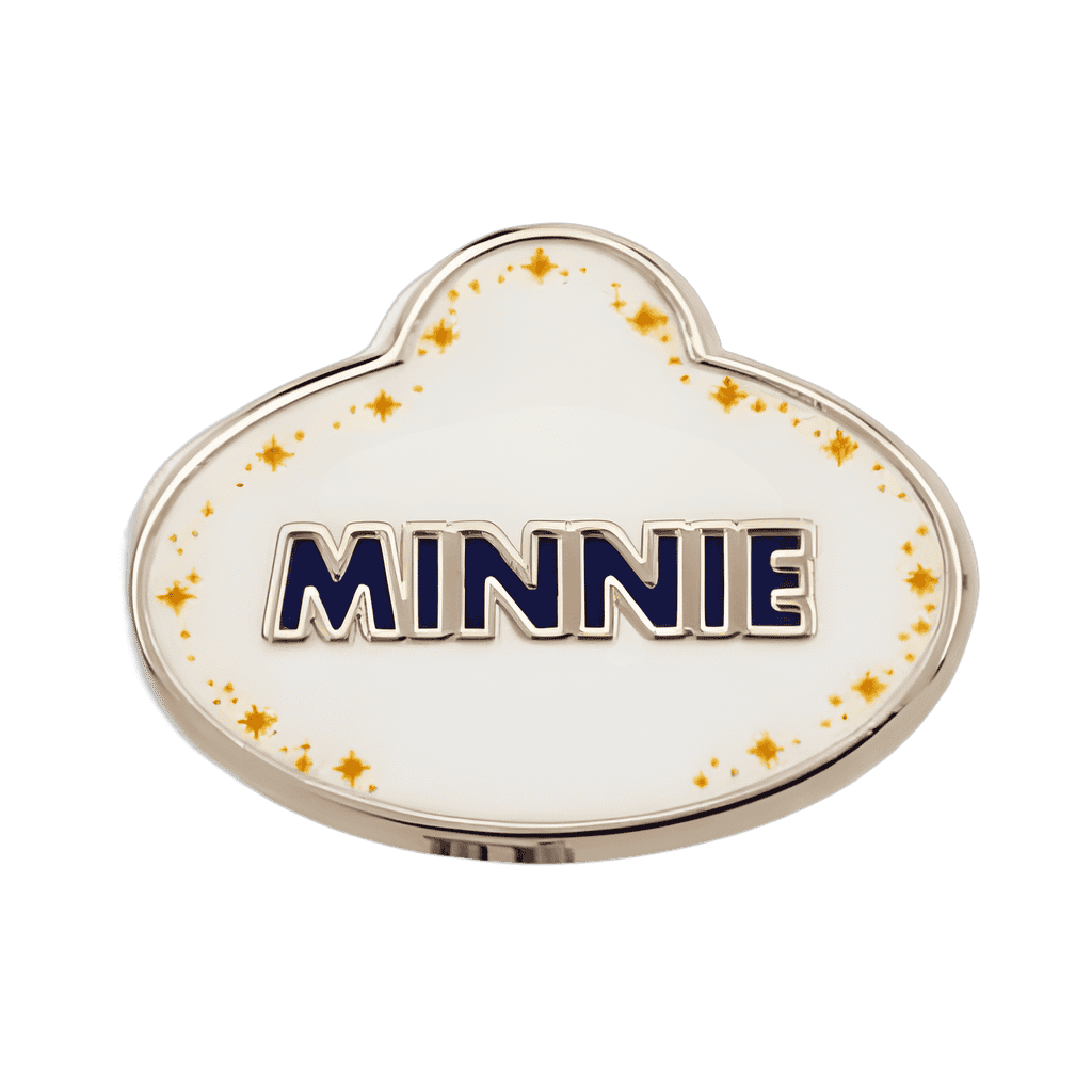 Minnie Name Tag Disney pin