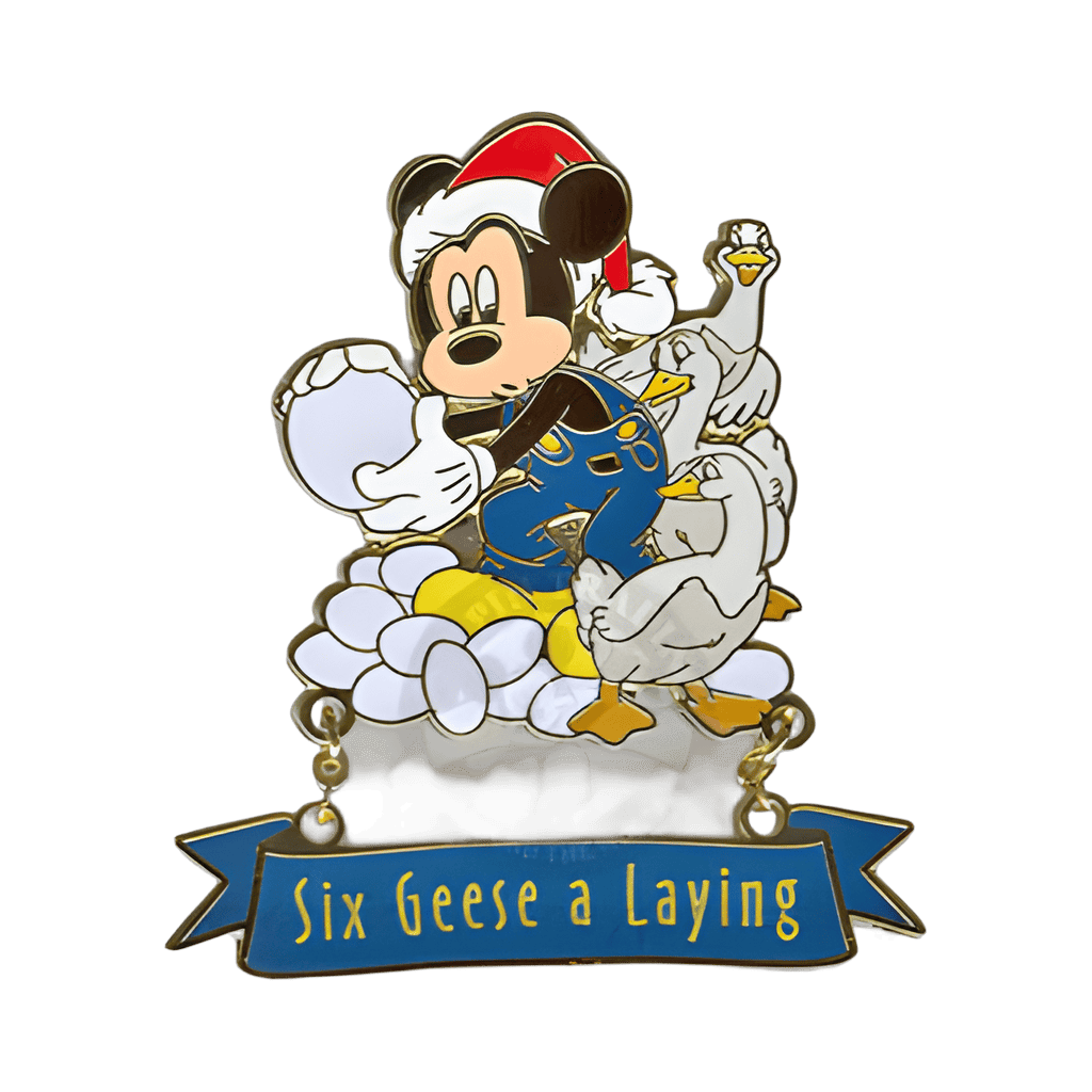 Six Geese A Laying - Mickey Mouse Disney pin