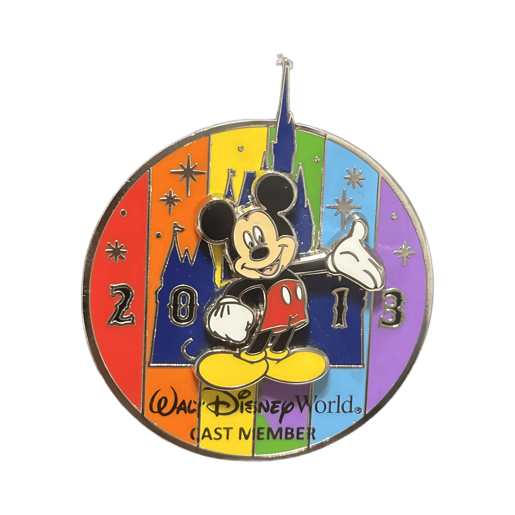 WDW Cast Member Pride: Mickey with Castle Disney pin