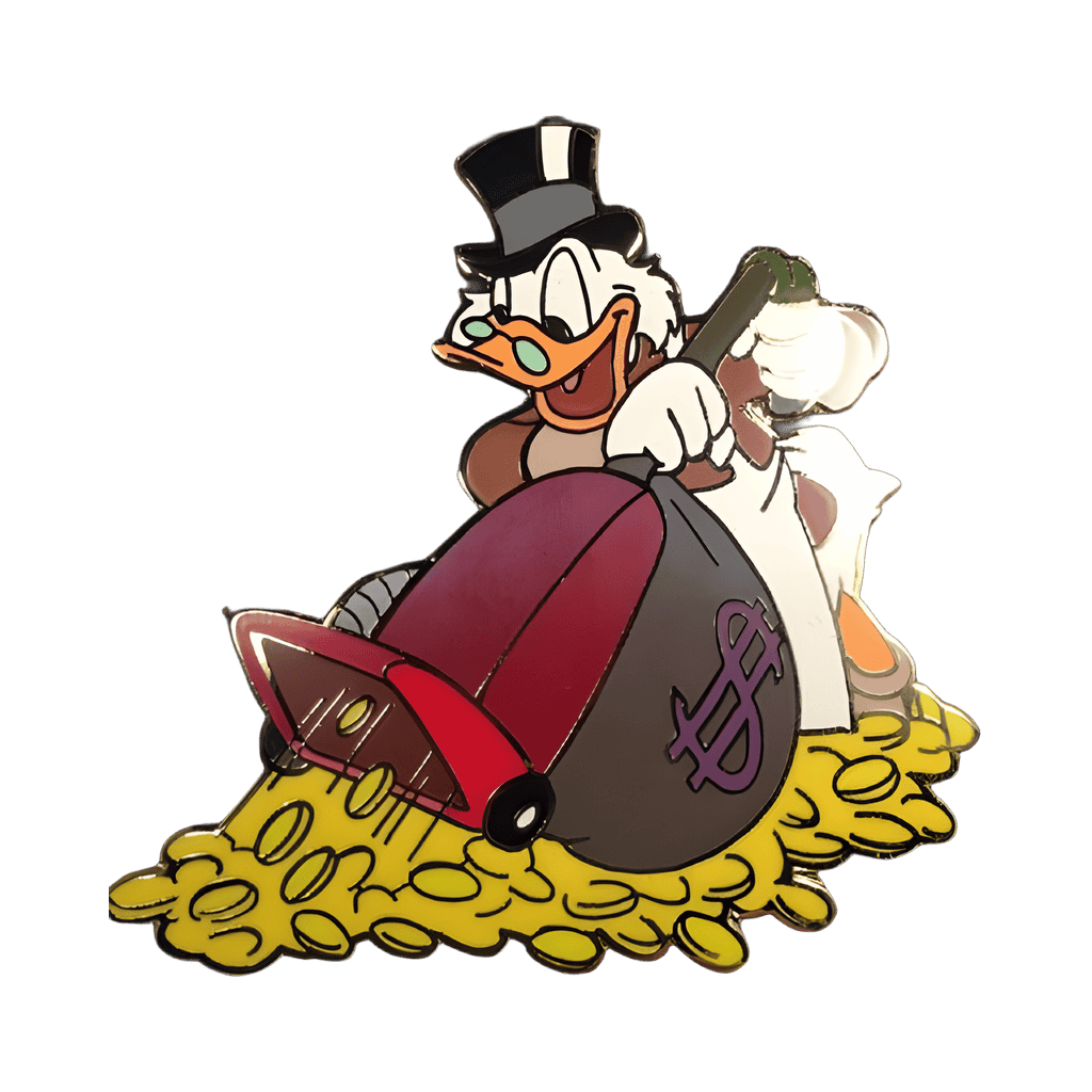 Uncle Scrooge Spring Cleaning Disney pin
