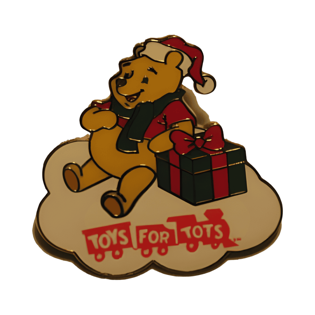 2008 - Winnie the Pooh with Presents Disney pin