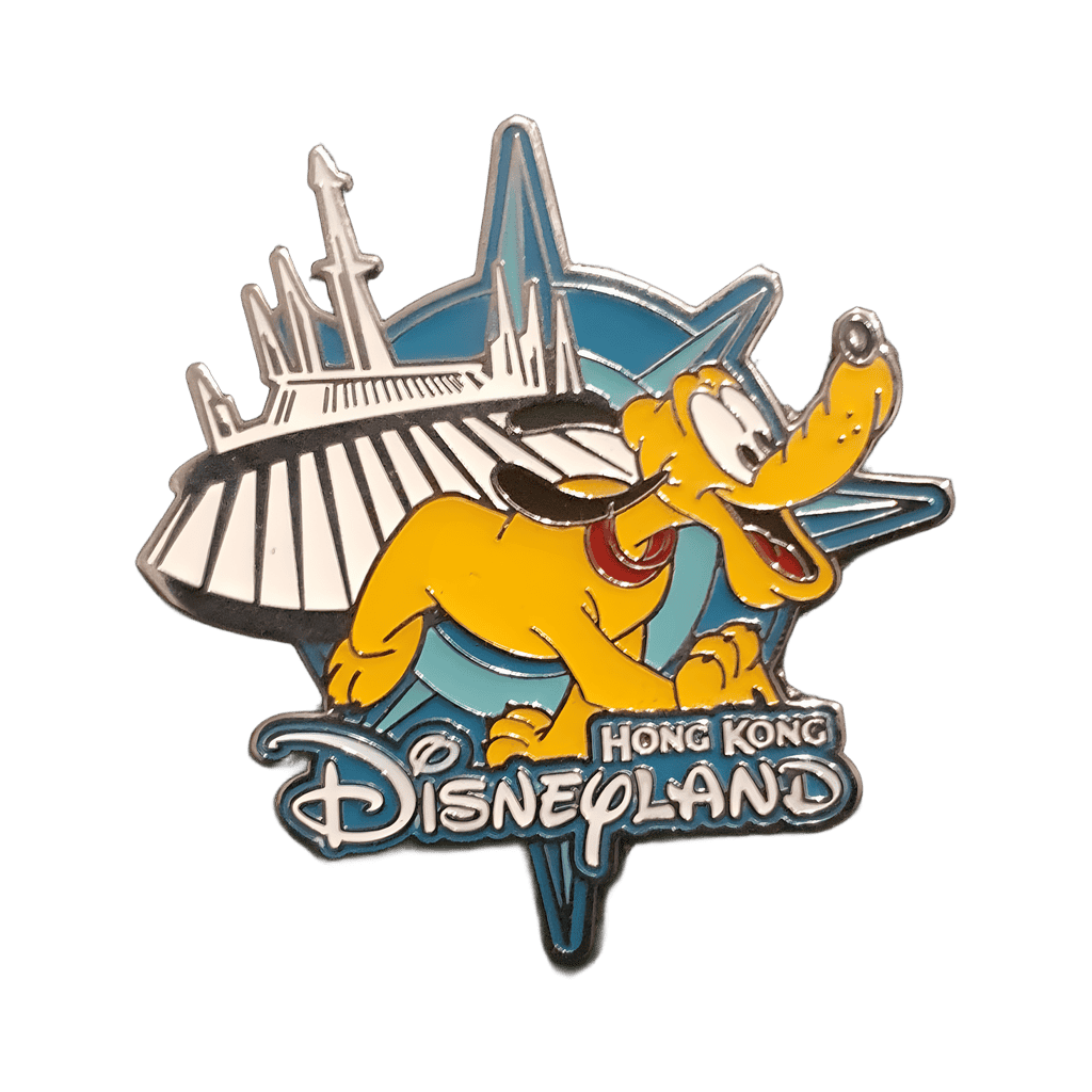 Pluto and Space Mountain Disney pin