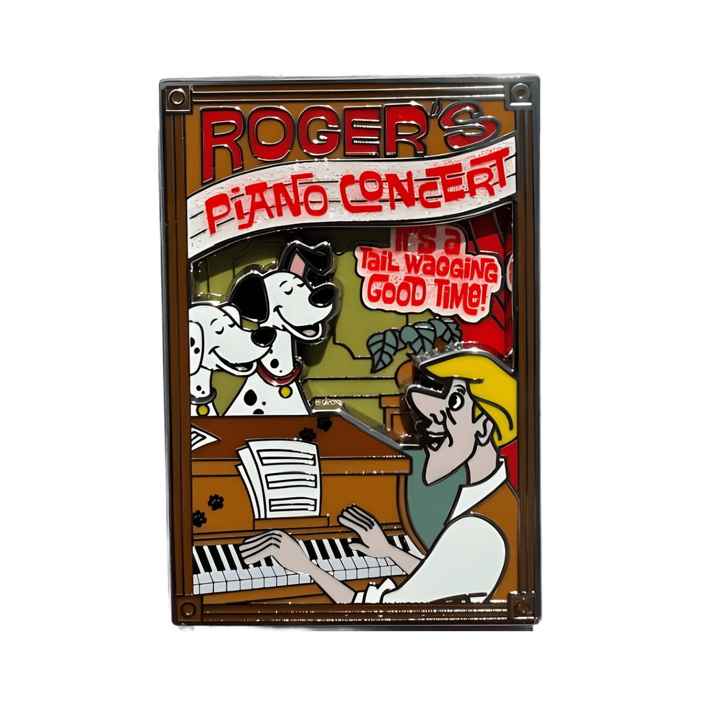 101 Dalmatians - Roger's Piano Concert Disney pin