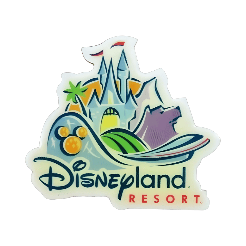 Logo with Park Icons Disney pin