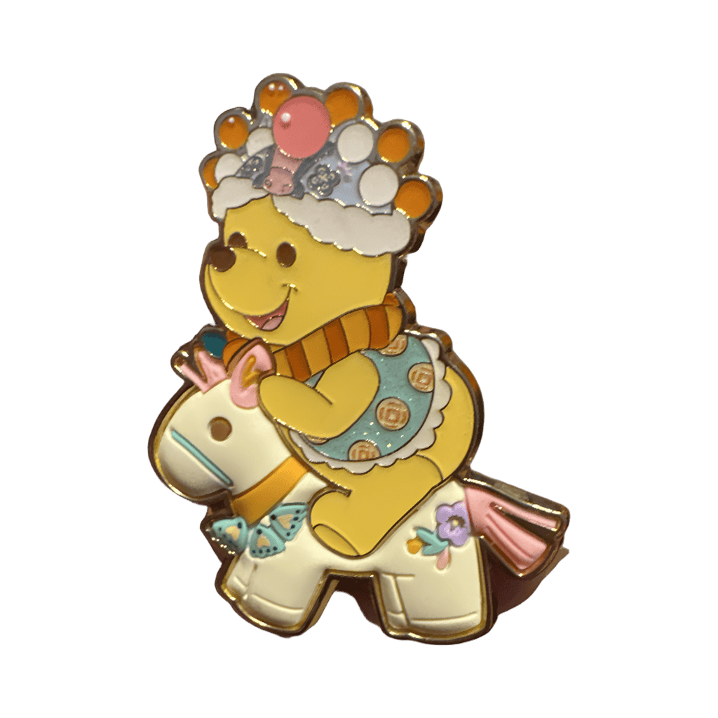 Pooh Bear on Horse Disney pin