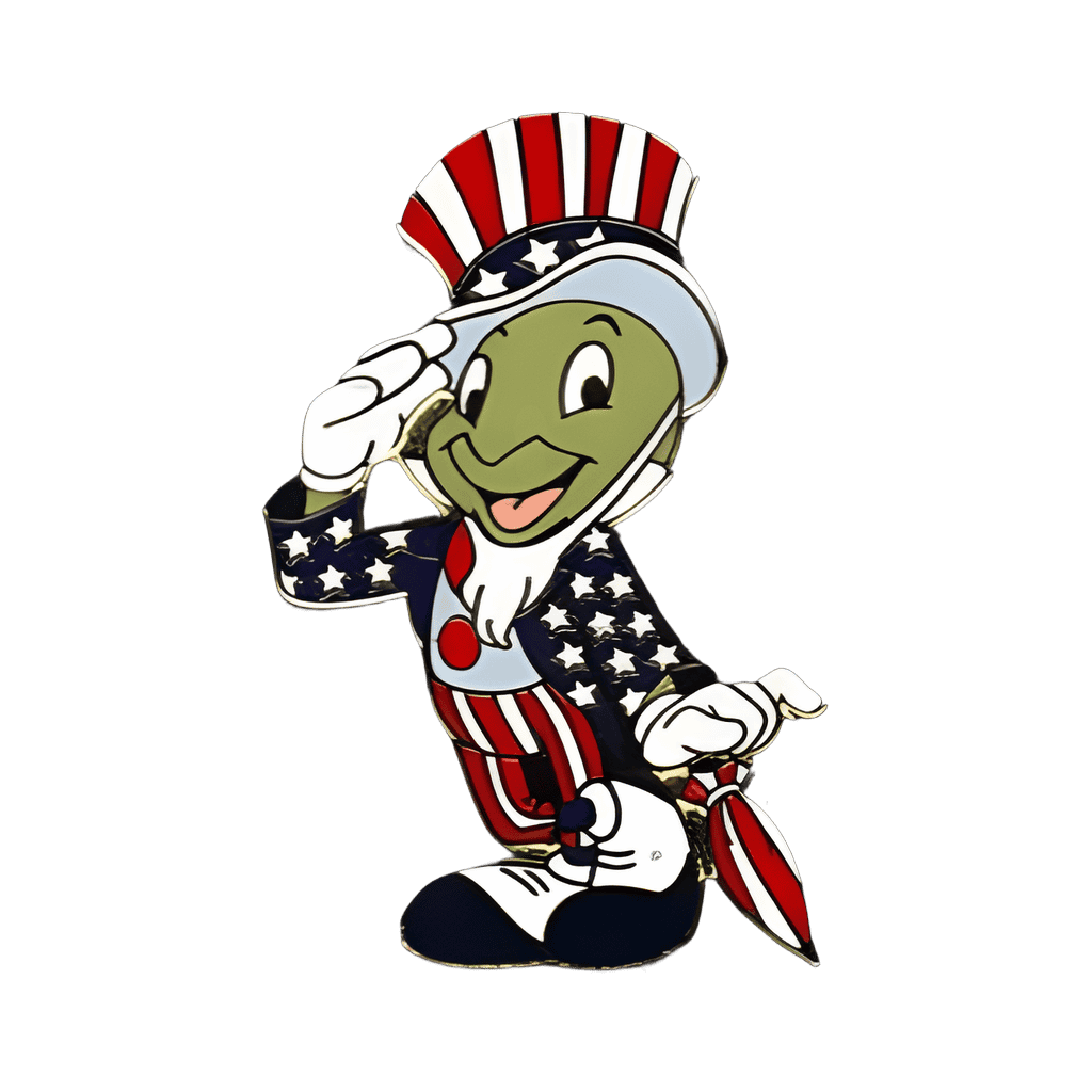 Jiminy Cricket as Uncle Sam (Surprise) Disney pin